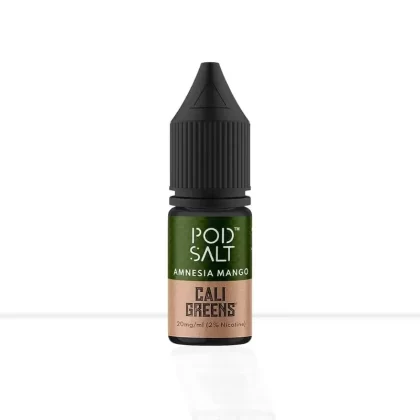 Cali Green Amnesia Mango Nic Salt E-Liquid Pod Salt