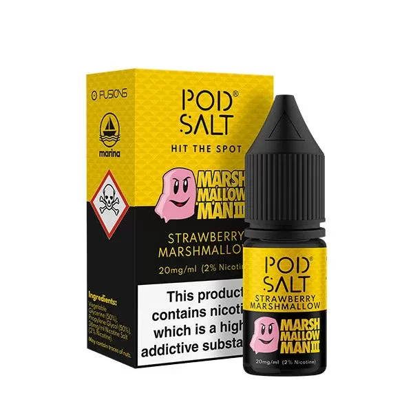 Pod Salt Fusion Marshmallow Man Nic Salt E-Liquid – 20mg