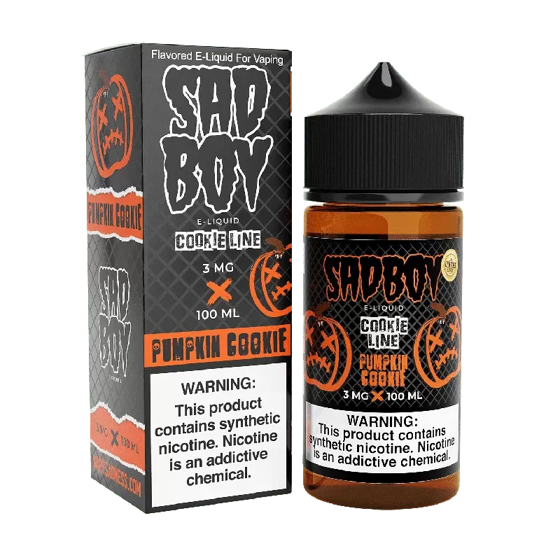SADBOY E-Liquid – Pumpkin Cookie Limited Edition – 100ML – Cookie Line Series