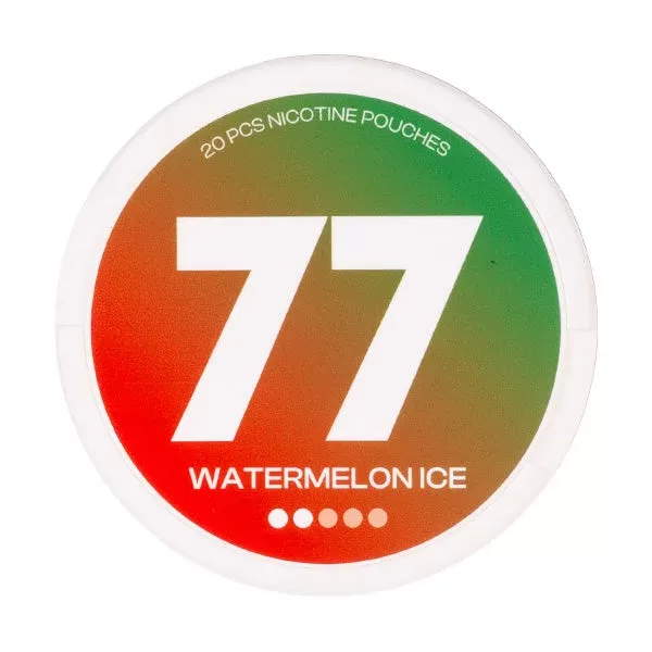 Watermelon Ice Nicotine Pouches by 77 (8mg)