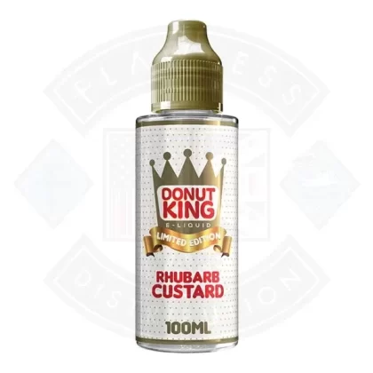 Donut King Limited Edition – Rhubarb Custard 0mg 100ml Shortfill