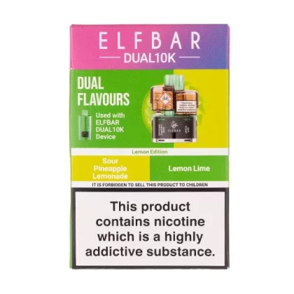 Lemon Edition Dual 10k Refill Pack by Elf Bar