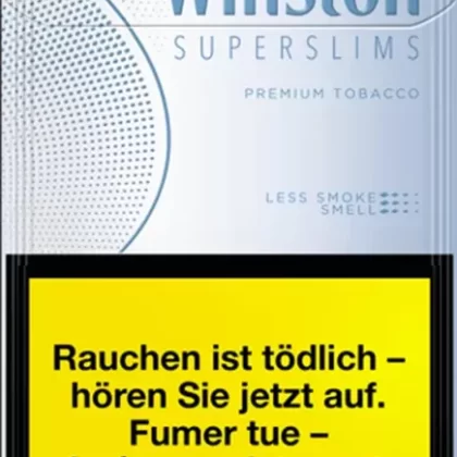 Winston Superslims Silver Box