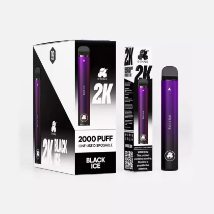 2K Black Ice 3.5%/35mg – Single-Use Disposable: 10 Pack