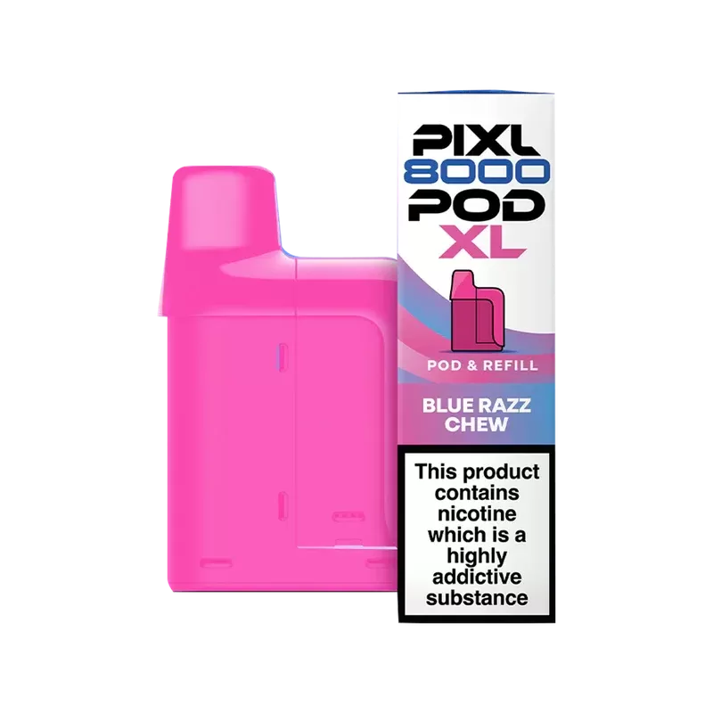 Blue Razz Chew Pixl 8000 Refill Pack
