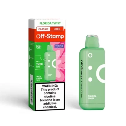 Florida Twist Off Stamp Classic Cube 25000 Disposable Vape Pod