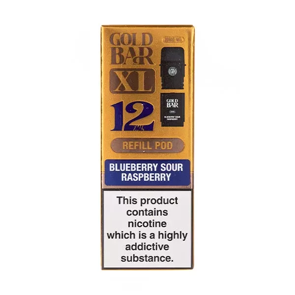 Blueberry Sour Raspberry XL Prefilled Pod + Refill by Gold Bar