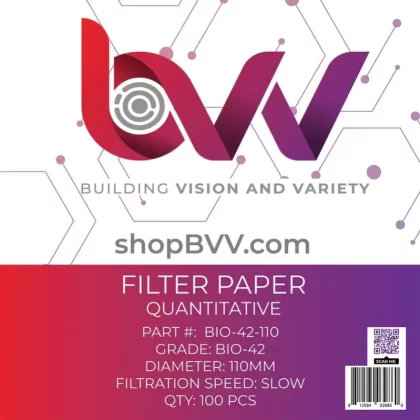 Ashless Filter Papers – 110MM – Quantitative