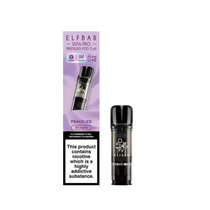 Elf Bar Elfa Pro Peach Ice Prefilled Pod 20mg – 2 Pack