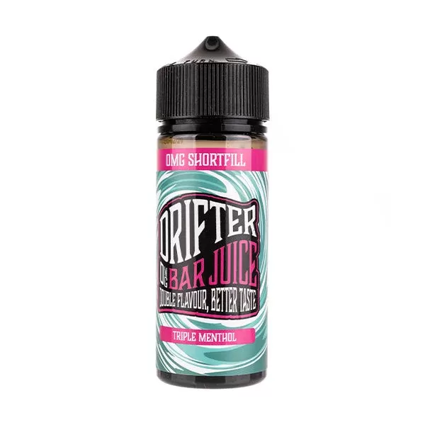 Triple Menthol 100ml (50/50) Shortfill E-Liquid by Drifter