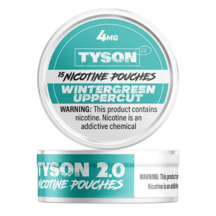 Tyson 2.0 Nicotine Pouches Wintergreen Uppercut – 5 Pack