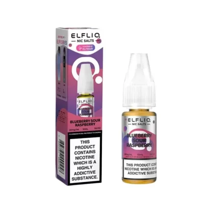Elf Bar Elfliq Blueberry Sour Raspberry 10ml Nic Salt E-liquid
