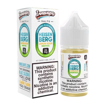 Heisenberg Lemon Sour Menthol SALT – Innevape E-Liquids – 30mL
