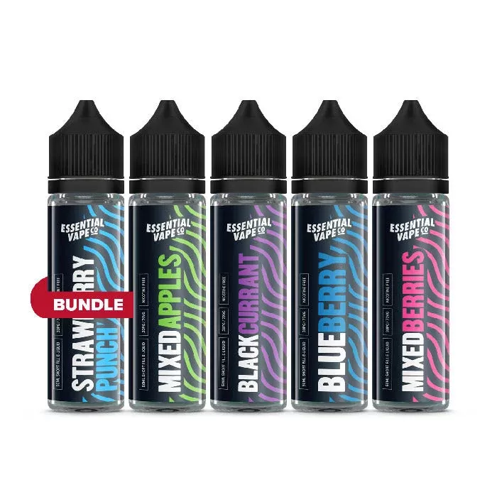 Essential Vape Co Best Shortfill Flavours Bundle