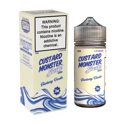 Custard Monster Swirl Edition – Blueberry Vanilla 100ml