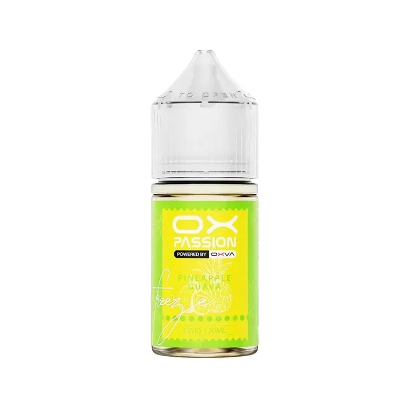 OXVA OX PASSION PINEAPPLE GUAVA FREEZE SALTNIC ICE 30ML