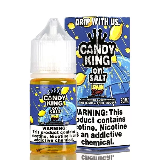 Lemon Drops on Salt – Candy King E-Juice