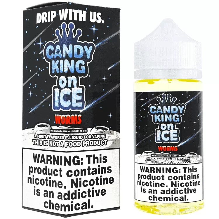 Worms ICED by Candy King E-liquid (100ml)