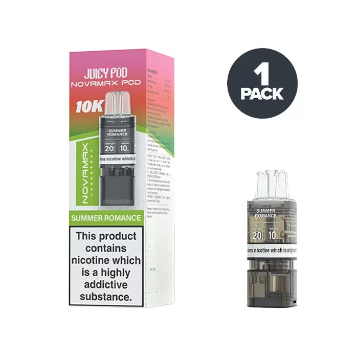 Summer Romance Juicy Pod Novamax 10K Prefilled Pods