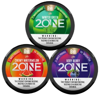 2ONE Nicotine Pouches 8mg (21 Count per Can) Ultimate Satisfaction TFN