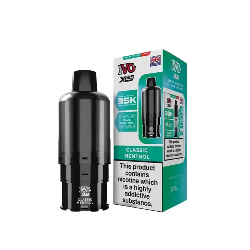 IVG XL 35K Classic Menthol Refill Pod