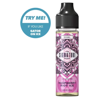 Raspberry Riot Ice by The Signature Range 50ml