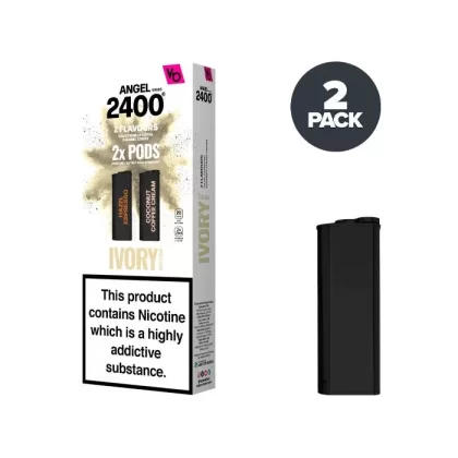 Ivory Edition Angel 2400 Pre-filled Pods by Vapes Bars