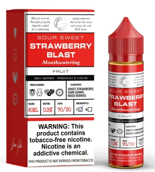 STRAWNANA ICE BY GLAS BASIX ICE 60ML