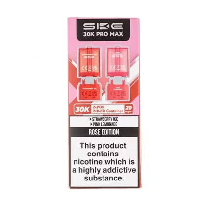 Rose Edition Pro Max 30K Prefilled Pod + Refill by SKE