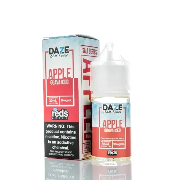 7 Daze TFN Salt Series – Reds Apple eJuice – Guava Iced – 30ml (DISCONTINUED)