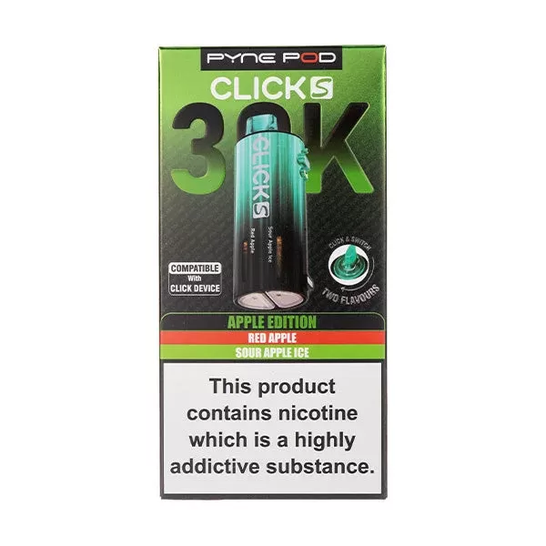 Apple Edition Click S 30K Prefilled Pods by Pyne Pod