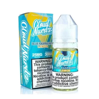 Cloud Nurdz Salt – Blue Raspberry Lemon Iced