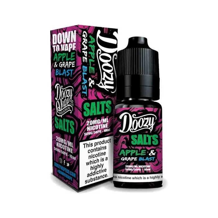 Doozy Salt – Apple & Grape Blast 10ml Nic Salt E-Liquid