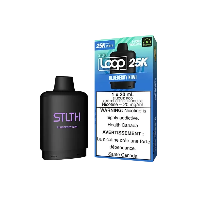 Blueberry Kiwi LOOP 25K Pod – STLTH