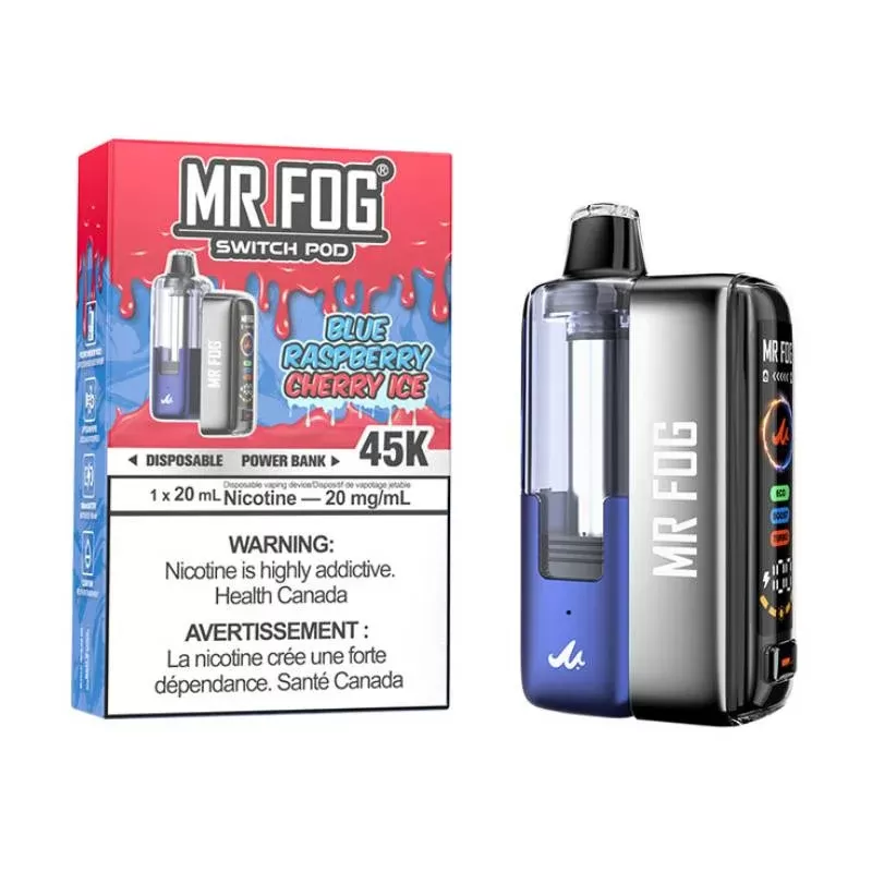 Mr Fog Switch 45K Pod Starter Kit – Blue Raspberry Cherry Ice