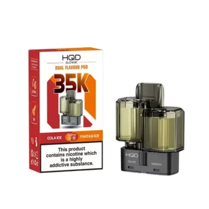 HQD Glow Air 35K Prefilled Pod Cola Ice / Fantasi Ice - 20mg