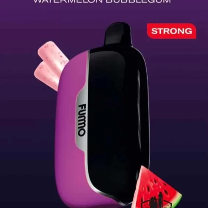 FUMMO Power 15000 Puffs 20MG Non-Rechargeable Disposable Vape in Dubai - watermelon-bubblegum / 1-pcs
