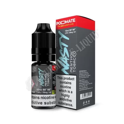 Menthol Tobacco by Nasty Juice Podmate Nic Salt E-Liquid - 3 x 10ml / 20mg