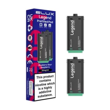 Elux Legend 1500 Prefilled Pod Blueberry Sour Raspberry - 20mg