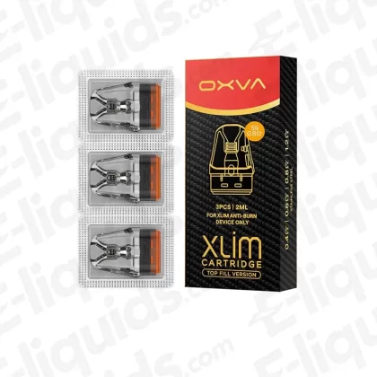 OXVA Xlim Top Fill Stainless Steel 0.8 Ohm Pod (Pack of 3) - 0.8 Ohm / 2ML