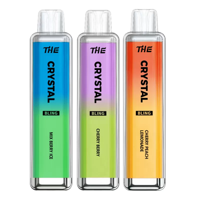 The Crystal Bling 6000 Disposable Vape | Big Puffs Device - Riberry Lemonade