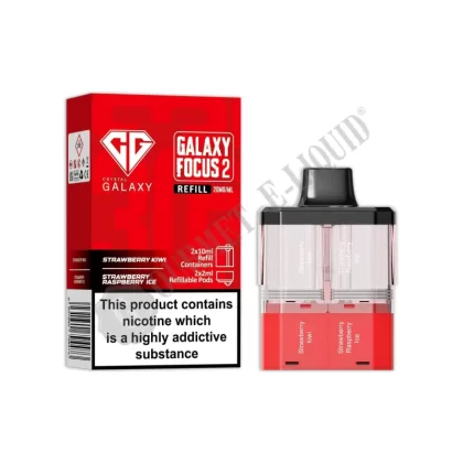 Crystal Galaxy Focus 2 30K Refill Pack - Cherry Sour Raspberry / Blueberry Cherry Cranberry
