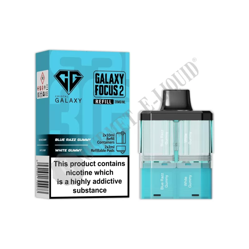 Crystal Galaxy Focus 2 30K Refill Pack - Cherry Sour Raspberry / Blueberry Cherry Cranberry - Image 2