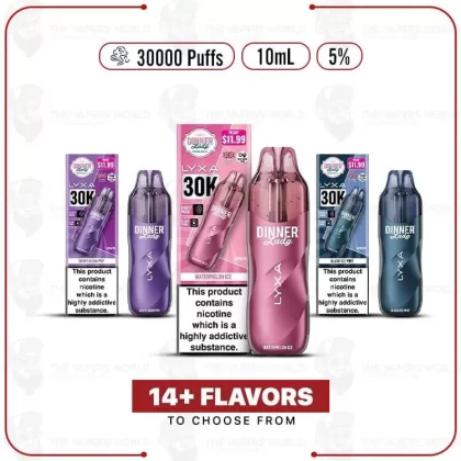 Dinner Lady LYXA 30000 Puffs Disposable - Cool Mint