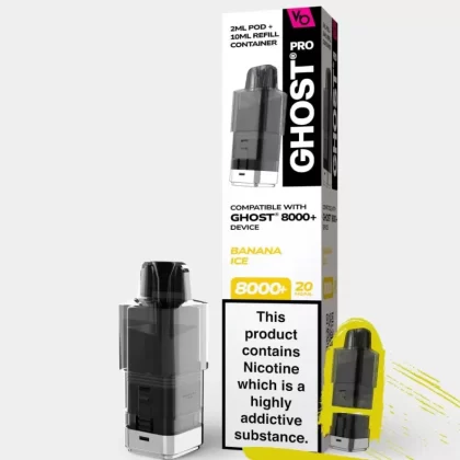 Vapes Bars Ghost Pro 8000 Replacement Pods - Blue Sour Raspberry