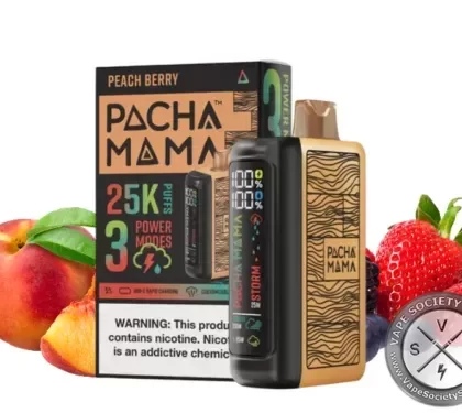 Pachamama 25K Disposable Vape | 25K Puffs - peach-berry