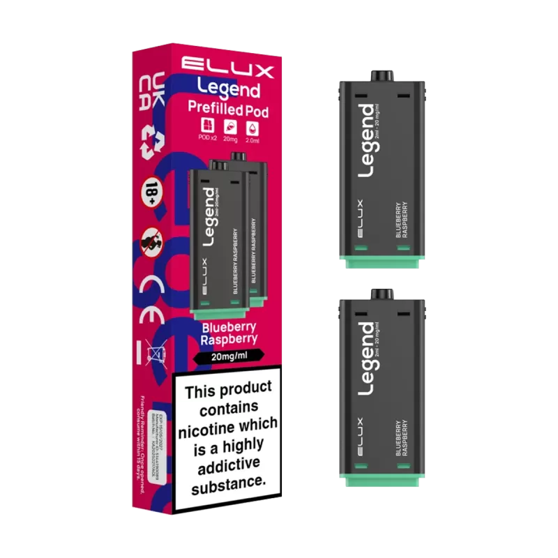Blueberry Raspberry Elux Legend 1500 Pods - 20mg