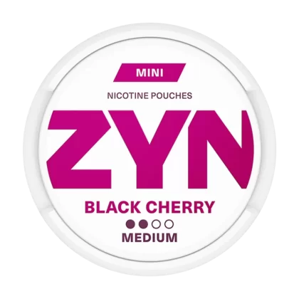 Black Cherry Mini ZYN Nicotine Pouches - X-Low 1.5mg