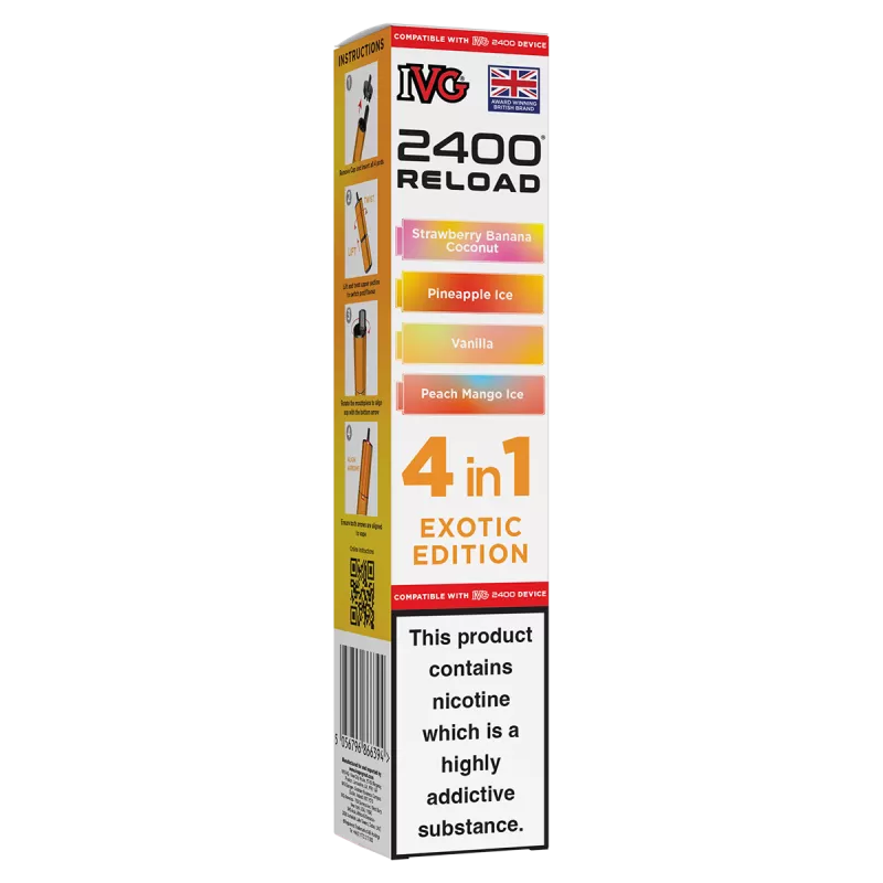 Exotic Edition IVG 2400 Refill Pods - 20mg