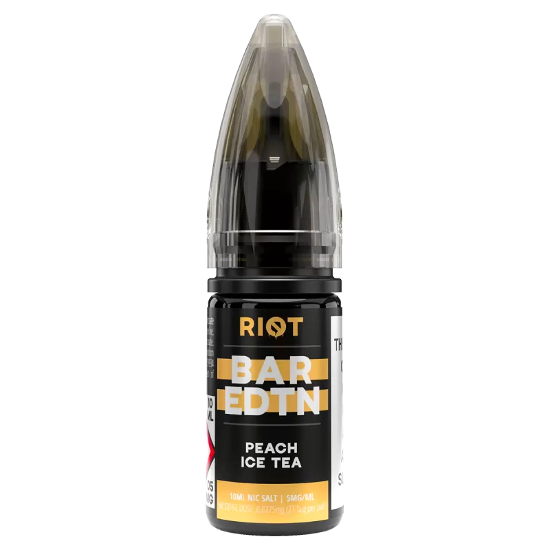 Peach Ice Tea Riot Bar EDTN Nic Salt 10ml - 5mg